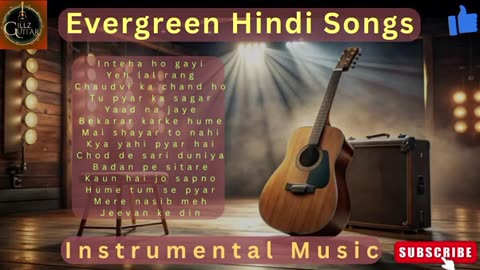 Evergreen Hindi Songs #music #bollywood #instrumental #hindisong #hindi #songs #guitar #india