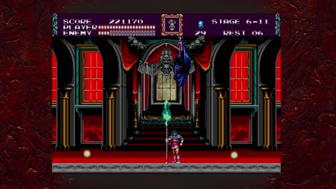 The final battle against Dracula (Castlevania : Bloodlines)