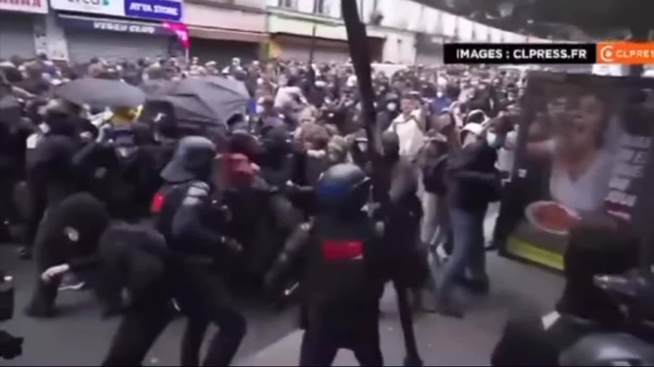 Chaos in Paris: Severe clashes between police and protesters, Hundreds arrested in huge protests in France against Macron.