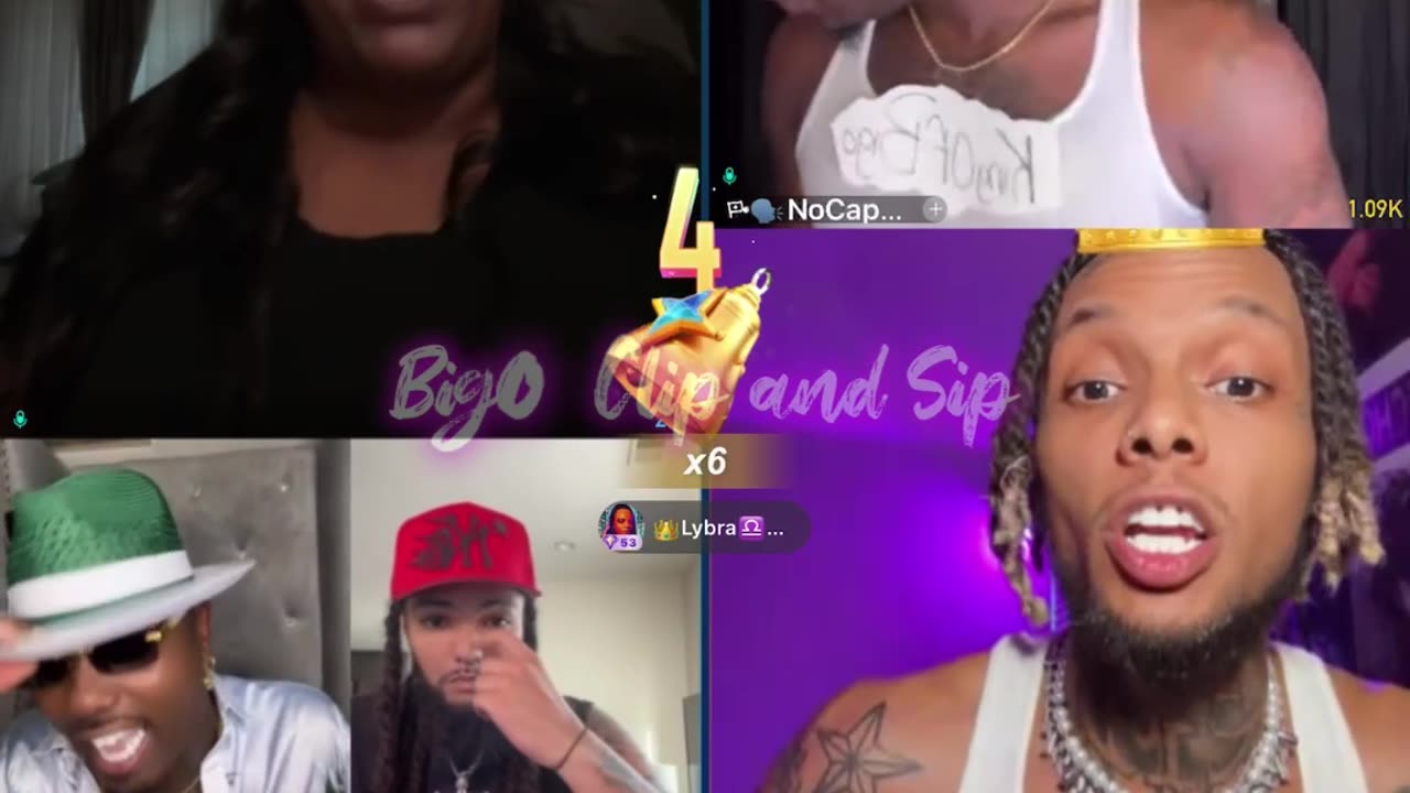Team PK ft TomiKay n Supa vs LateNight-NoCap as the king of Bigo 6/21/25 #bigoclipandsip