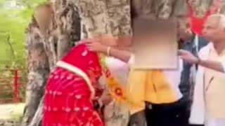 Villagers Force Child Marriage After Catching Teen Couple in Forest — SP Leader Seen Blessing the