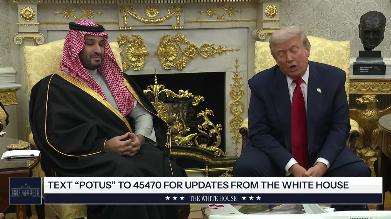 President Trump Participates in a Bilateral Meeting with the Crown Prince of Saudi Arabia