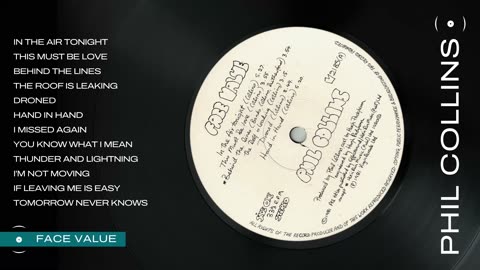 Phil Collins - Face Value 1981