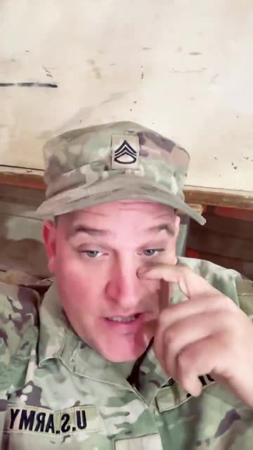 Somebody please tell this soldier to stop watching legacy media