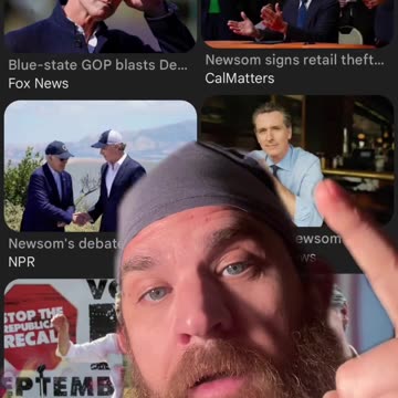 Gavin Newsom #GavinNewsom #California #Governor #GreasyGavin #TadpoleTriplett #Comedian