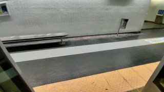 Surfing a metro train in Genoa Genova Italy