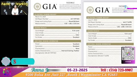 Anna Jewelry 05-23-2025 | Nu Trang Cao Cap | Hot Xoan GIA - Phuoc Loc Tho #annajewelry #weliveca