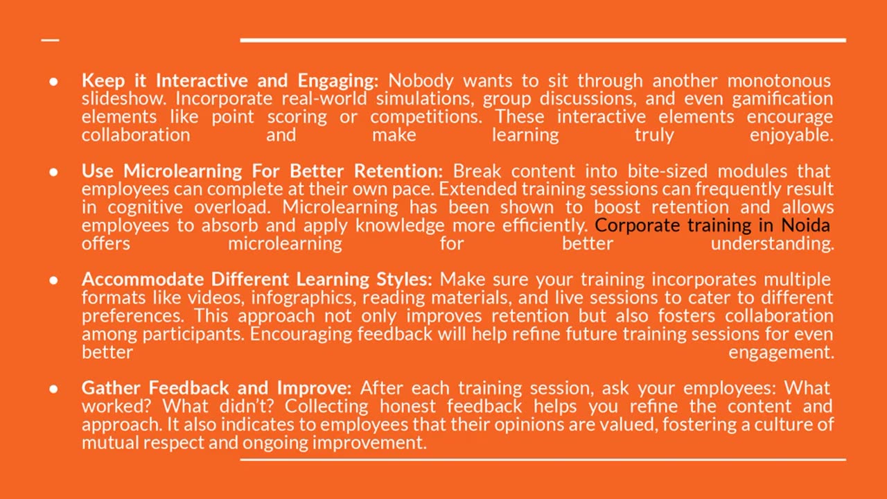 How to Keep Employees Motivated During Corporate Training?