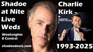 Sept. 10th/2025- Charlie Kirk Shot Dead in Front of Thousands at Utah College Event