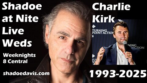 Sept. 10th/2025- Charlie Kirk Shot Dead in Front of Thousands at Utah College Event
