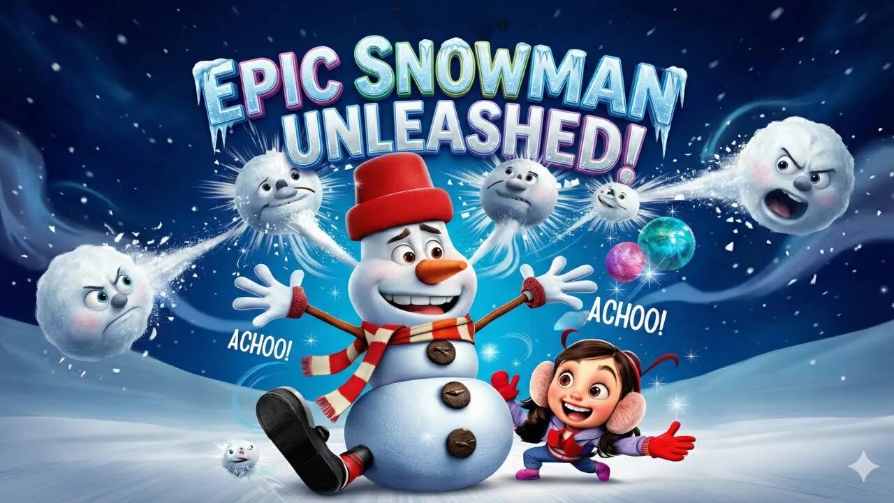 EPIC Snowman Sneeze Storm Unleashed!