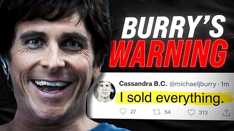 Michael Burry sold ALL of his stock portfolio...