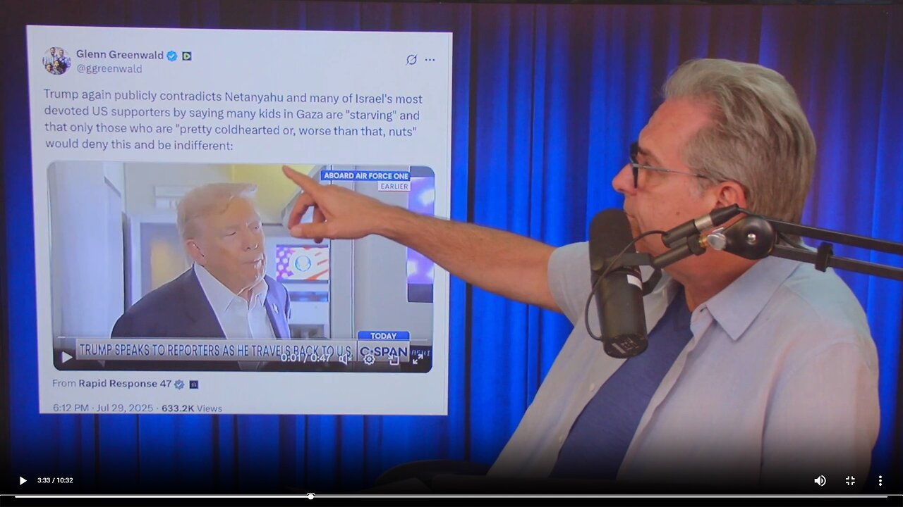 Trump contradicts Netanyahu about starving Palestinian kids▮The Jimmy Dore Show