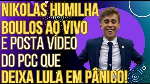 SENSACIONAL: Nikolas humilha Boulos ao vivo na TV e posta vídeo do PC que deixa Lula em pânico!