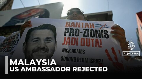 Protest outside US embassy in Malaysia: Coalition accuses ambassador nominee of islamophobia