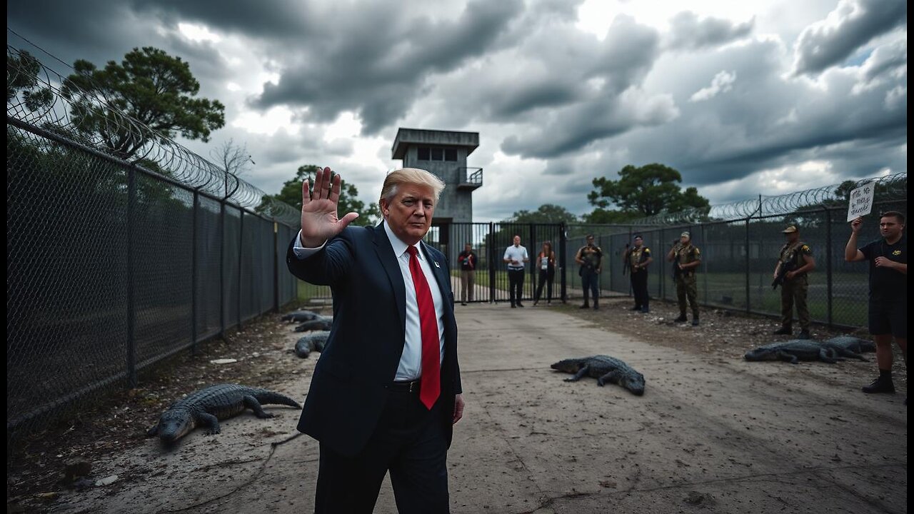 Trump’s “Alligator Alcatraz” Opens 🐊
