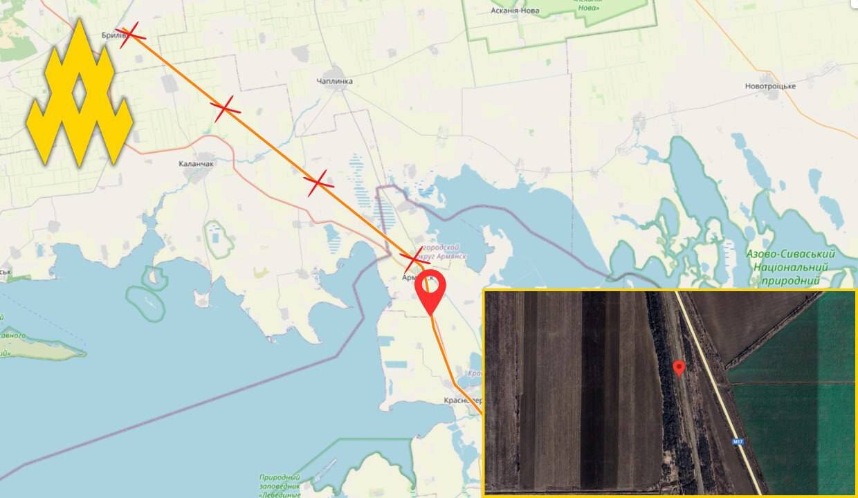 🔥 "ATESH" agents carried out a successful sabotage of the railway infrastructure in the Armyansk