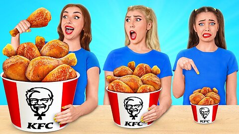 Big, Medium and Small Plate Challenge | Crazy Challenge by Multi DO Challenge