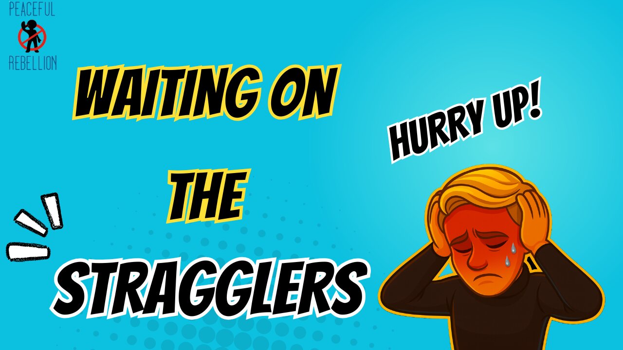 The Great Awakening — Waiting for the Stragglers Peaceful Rebellion