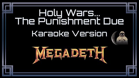 Megadeth - Holy Wars... The Punishment Due (CC)