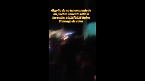 #Cuba | Protest in Baire 10-17-2025