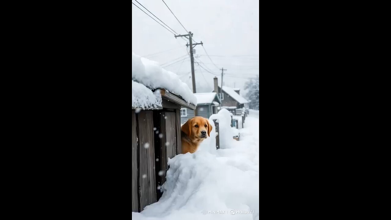 Courageous Puppy Saves Infant from a Raging Snowstorm!