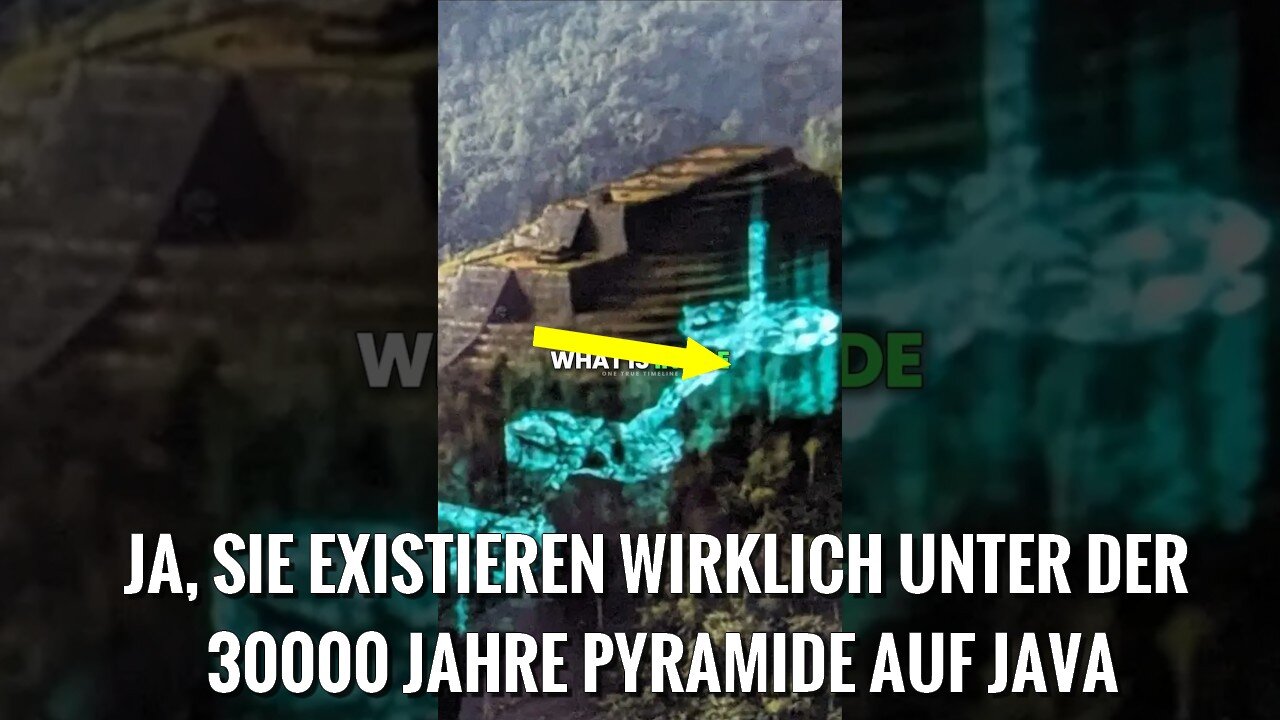 Dies befindet sich unter der Pyramide des Mount Gudung Padang in Indonesien
