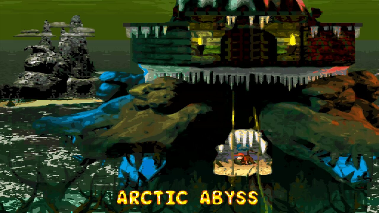 DONKEY KONG COUNTRY 2™ ; DIDDY'S KONG QUEST™ / ACT 6. K. ROOL'S KEEP / A6#1. ARCTIC ABYSS! DK