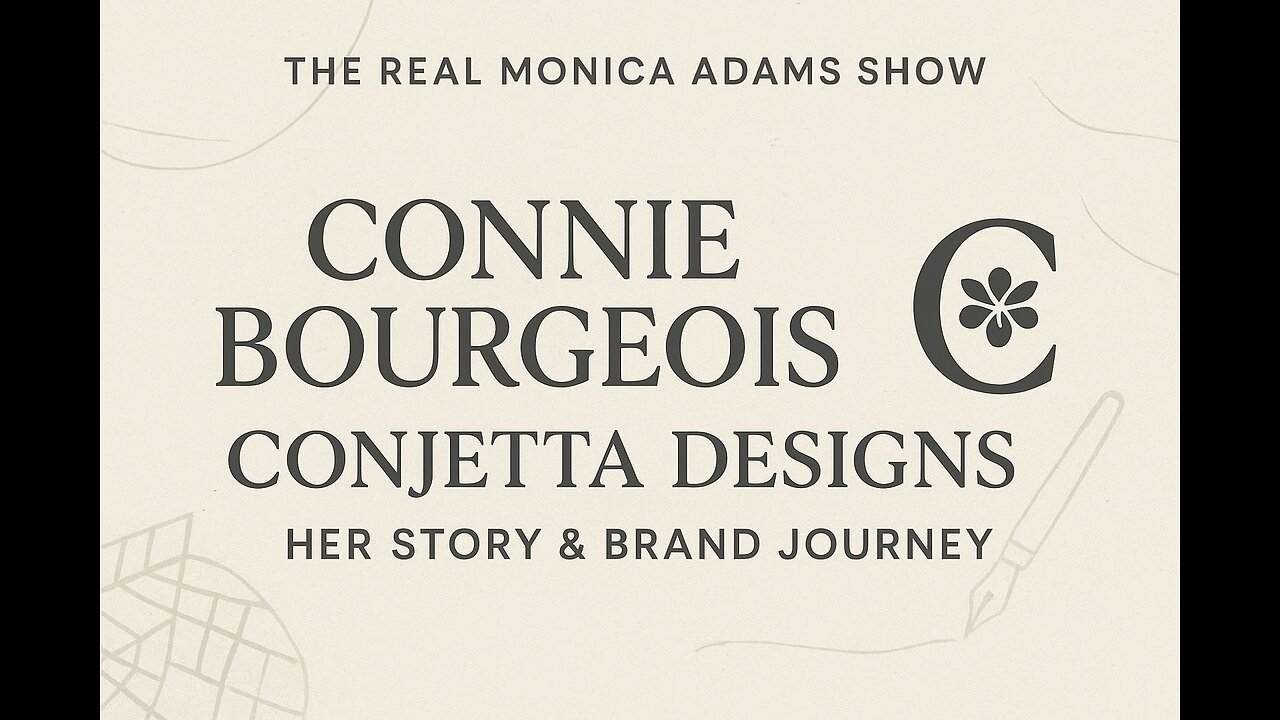 "Connie Bourgeois & Conjetta Designs: Turning Passion into a Brand"