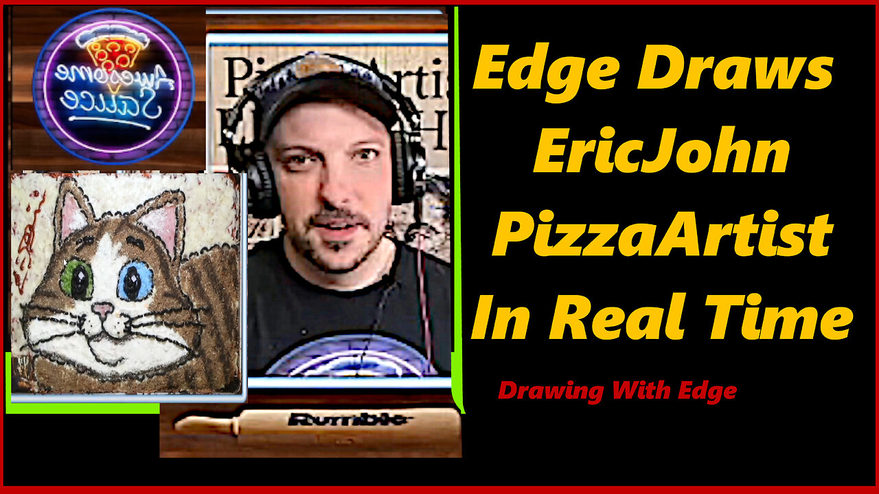Eric John Pizza Artist has made Portraits for Rumblers: now it's his turn.