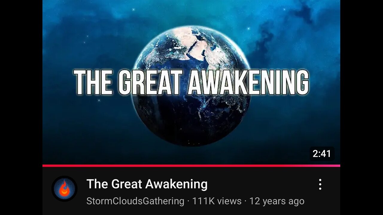 The Great Awakening by Storm Clouds Gathering