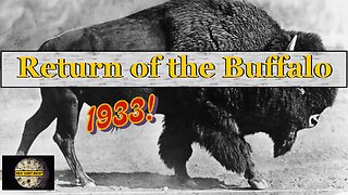 "RETURN of the BUFFALO" Canadian Cameo Film (1933) #reset #mudflood #oldworld
