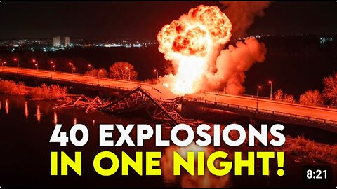 Shocking! Russia Just Destroyed Ukraine’s KEY Bridge Overnight! 