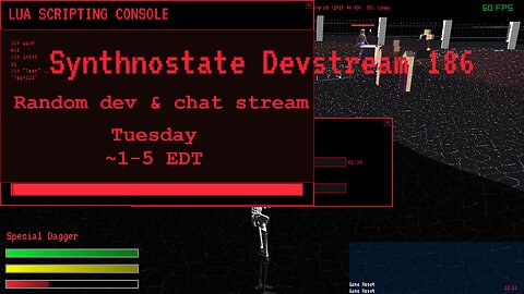 Synthnostate Devstream 186 - random dev & chat stream