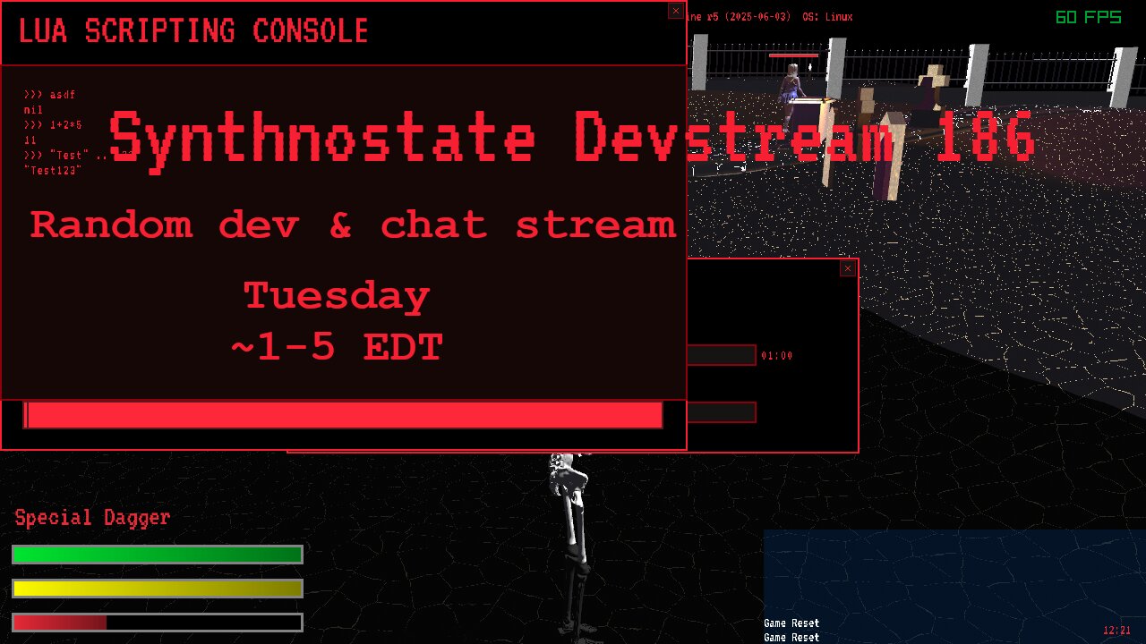 Synthnostate Devstream 186 - random dev & chat stream