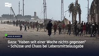 Gaza: "Haben seit einer Woche nichts gegessen" – Schüsse und Chaos bei Lebensmittelausgabe