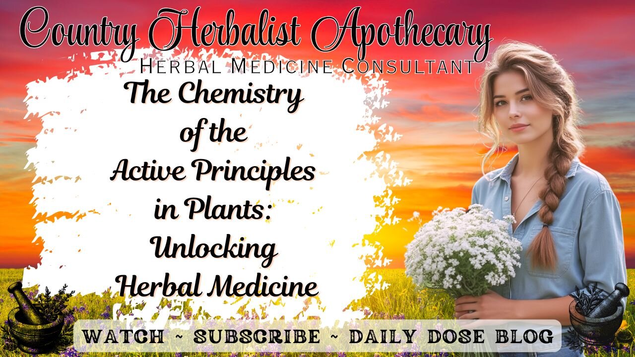 The Chemistry of the Active Principles in Plants: Unlocking Herbal Medicine