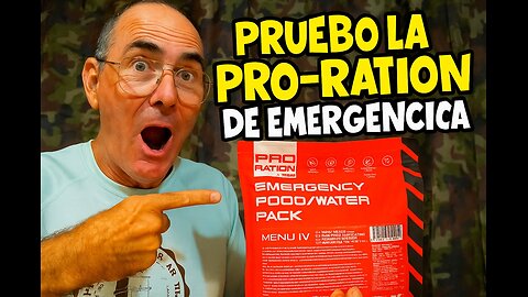 PROBAMOS LA PRO-RATION DE EMERGENCIA 24 HORAS MENU 4