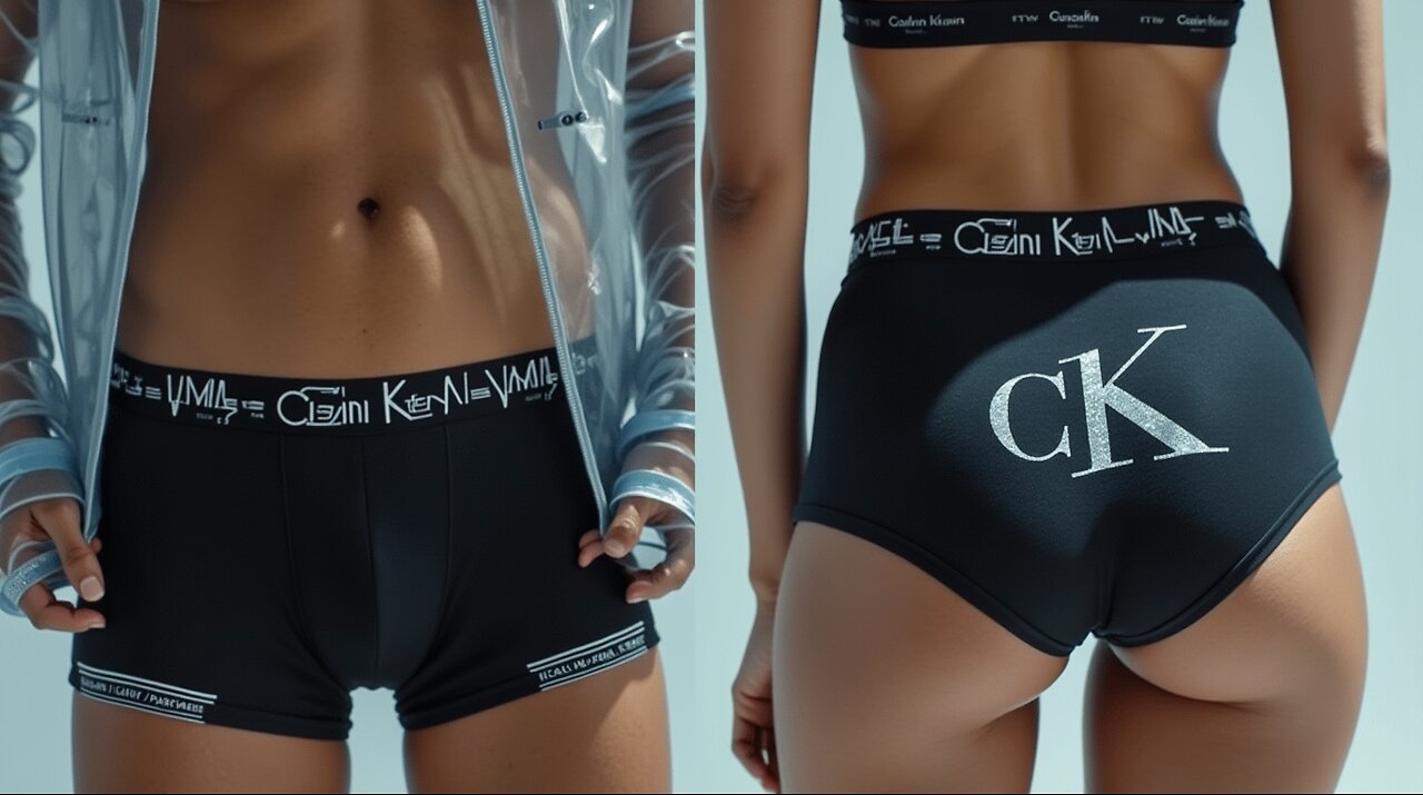 Calvin Klein-Inspired Underwear Lookbook ft. Chubby Cat Models | Luxury AI Fashion Showcase