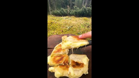 Earthy grilled fish, hot dog buns, cheese pizza - Sleep aid Healing Outdoor cuisine