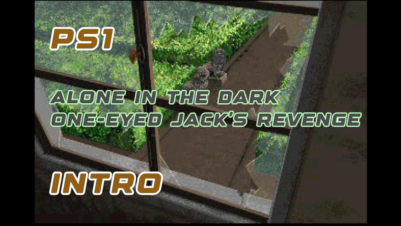 PS1 Intro - Alone in the Dark: Pirate Horror Cinematic