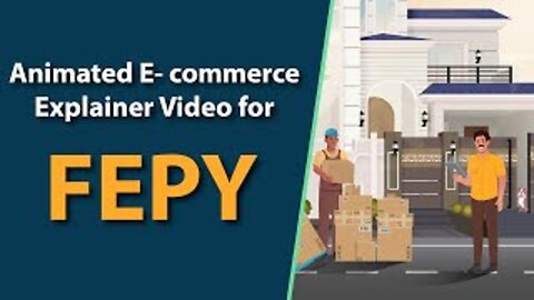 Animated Explainer Video for FEPY | E-commerce Explainer Video by MotionGility