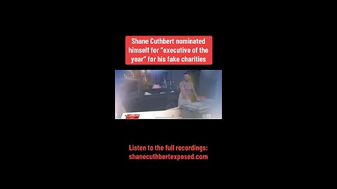 Shane Cuthbert exposed by A Current Affair for award nominations