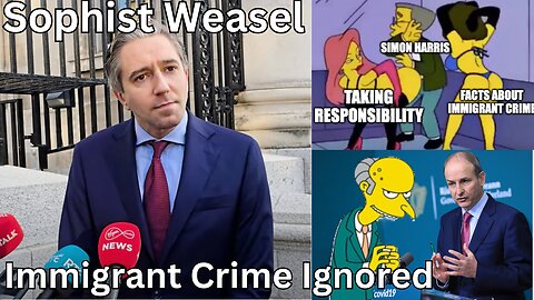 Ireland: Immigrant Crime Not Addressed. Simon Harris, A Slick Weasel of A Sophistic Hypocrite.