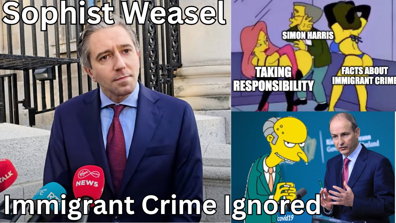Ireland: Immigrant Crime Not Addressed. Simon Harris, A Slick Weasel of A Sophistic Hypocrite.