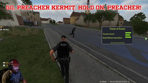 Escape from Justice Preacher Kermit's Thrilling Adventure in ArmA Reforger! 🚨🎮