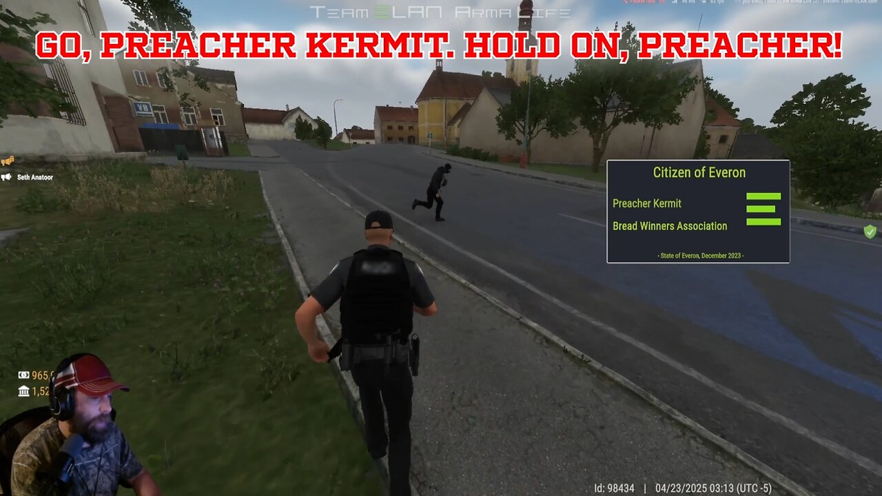 Escape from Justice Preacher Kermit's Thrilling Adventure in ArmA Reforger! 🚨🎮