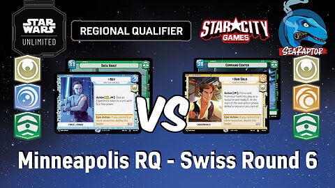 Star Wars Unlimited - Set 4 Minneapolis RQ - Round 6: Rey vs. Han Solo (SOR)