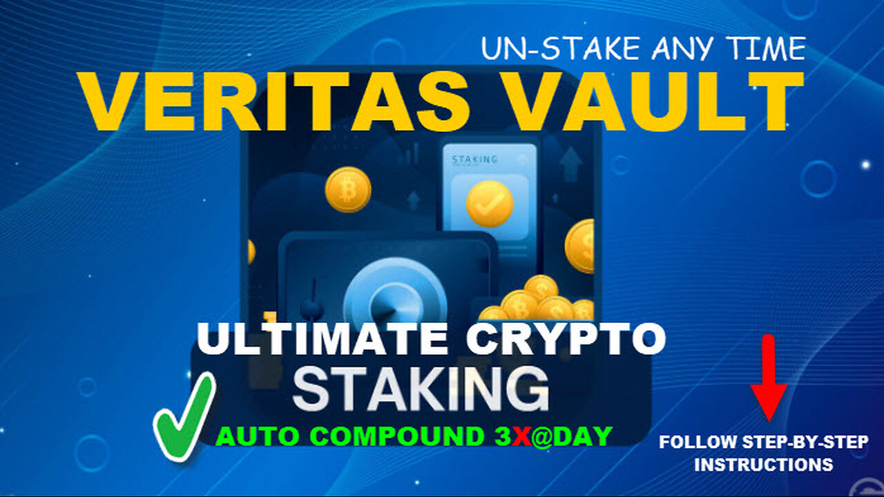 VERITAS VAULT (must see) ULTIMATE STAKING PROFITS FIRST IMPRESSION PRESENTATION - TOP TEAM ROB BUSER