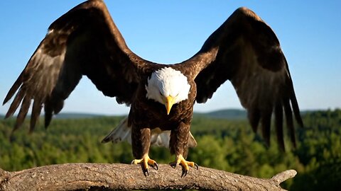 The Majesty of the Eagle in the Wild.